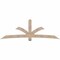 Ekena Millwork Davenport Smooth Timber Gable Bracket, Douglas Fir, 108"W x 36"H x 3 1/2"D x 5 1/2"F, 8/12 Pitch GBW108X36X0406DAV00SDF - alternate 1